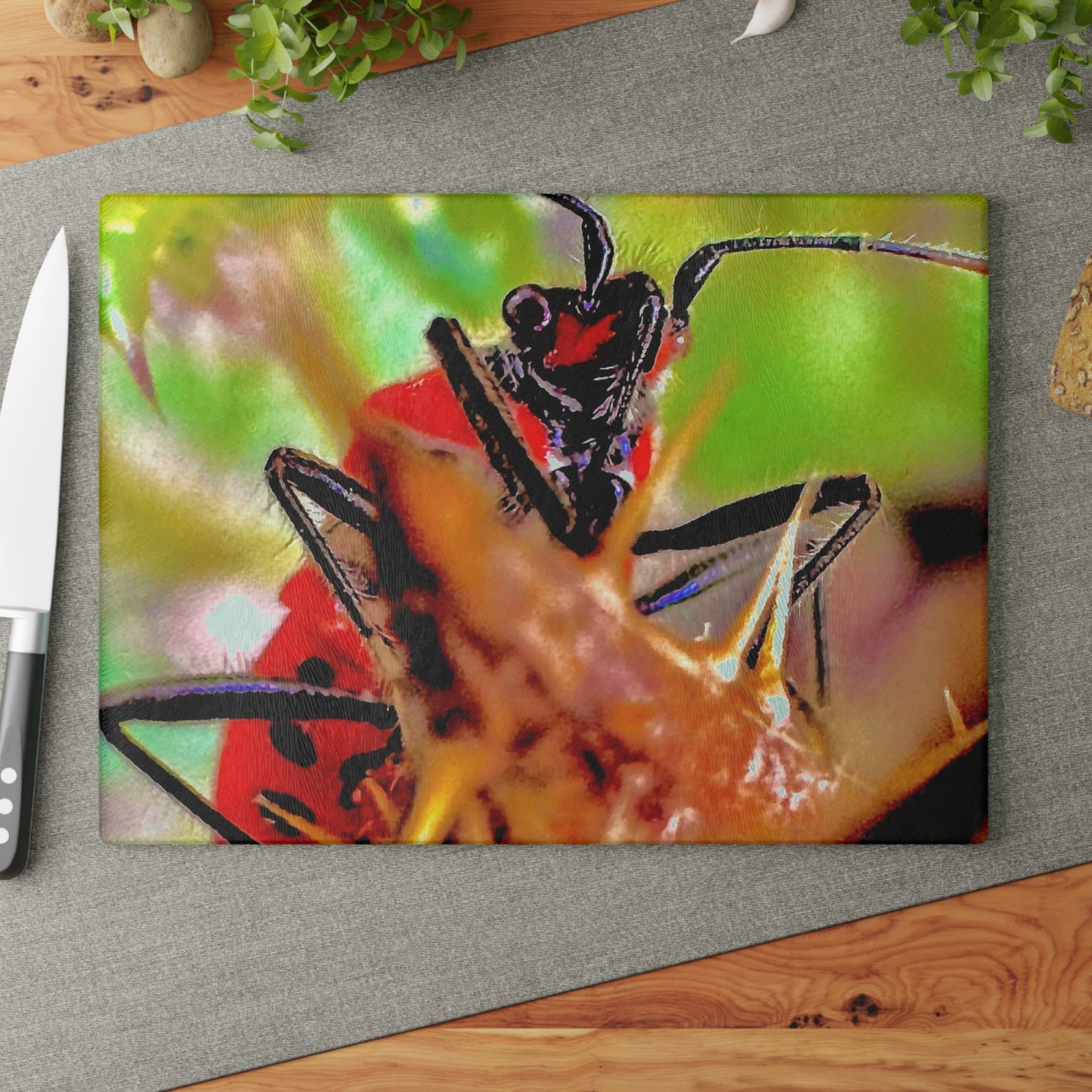 Glass Cutting Board - Chop the RockStar