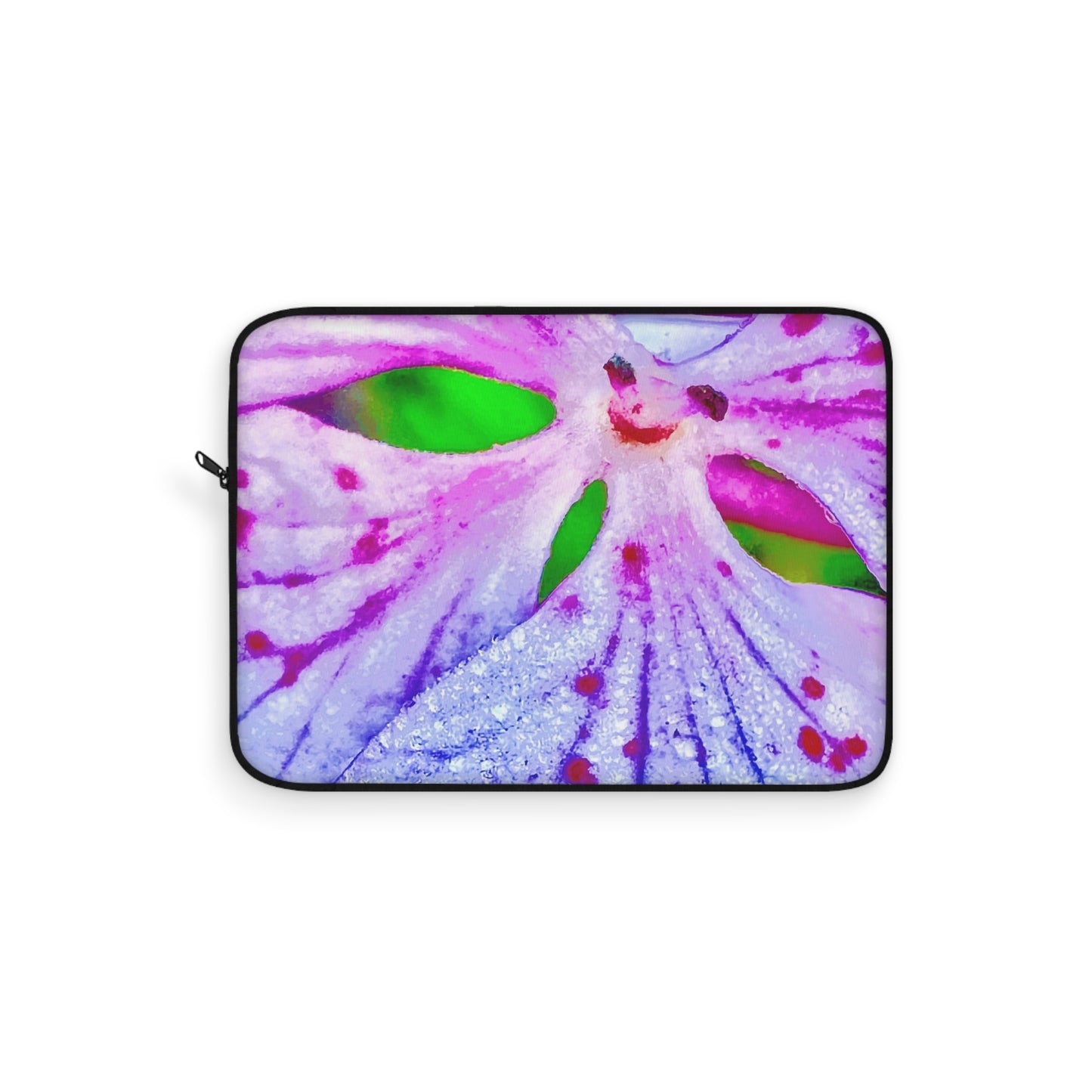 Laptop Sleeve - Pink Whisper with Green Eye