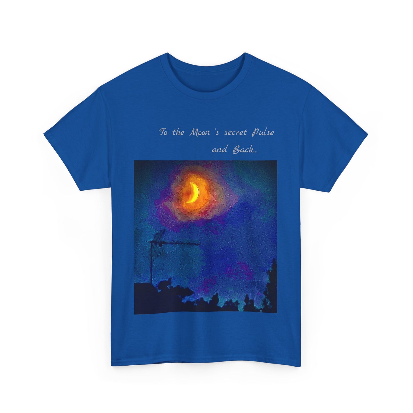 Unisex Cotton Tshirt - To the Infinite Moonlight and Back