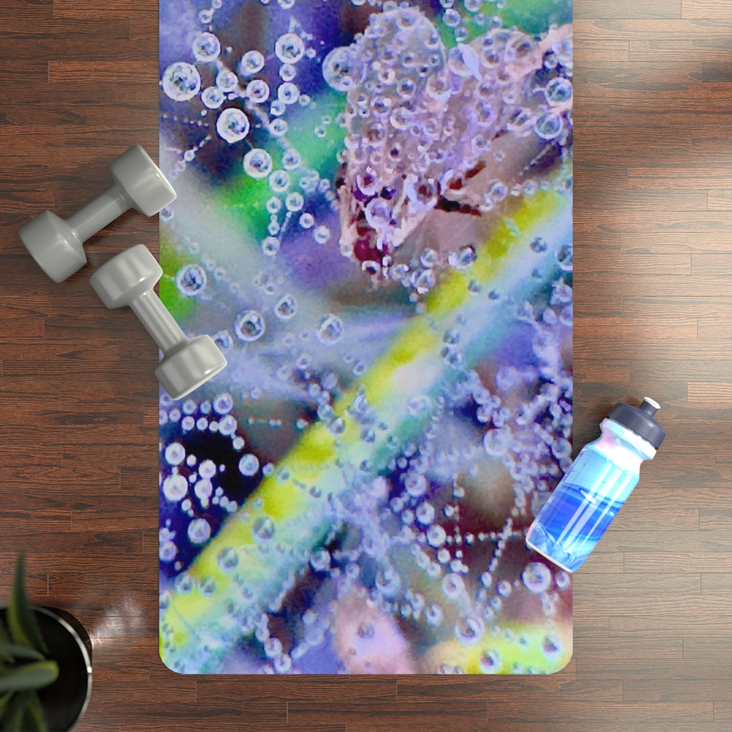 Rubber Yoga Mat- Softly HeartBack Me