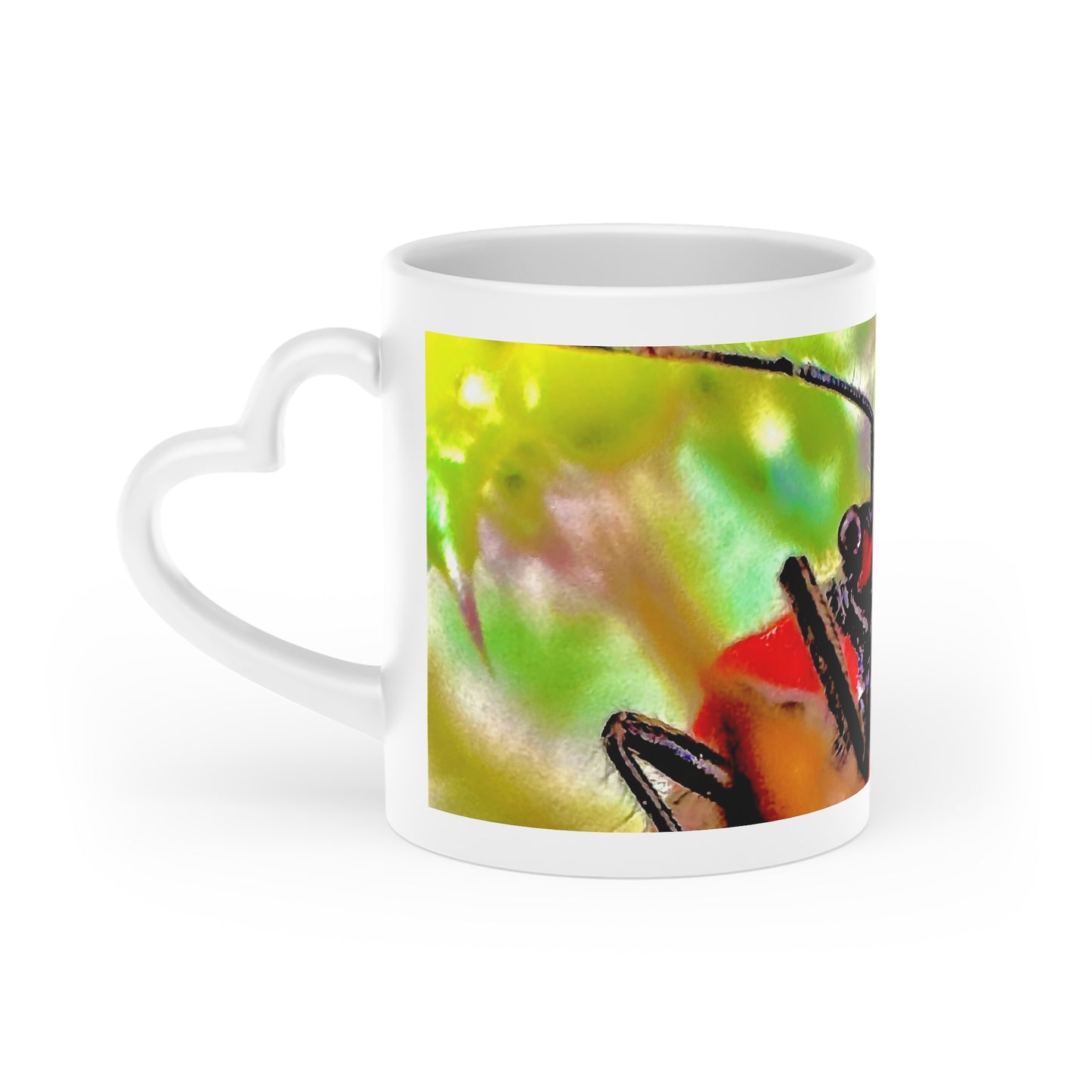 Heart-Shaped Mug - Spotlight under the Heatlight