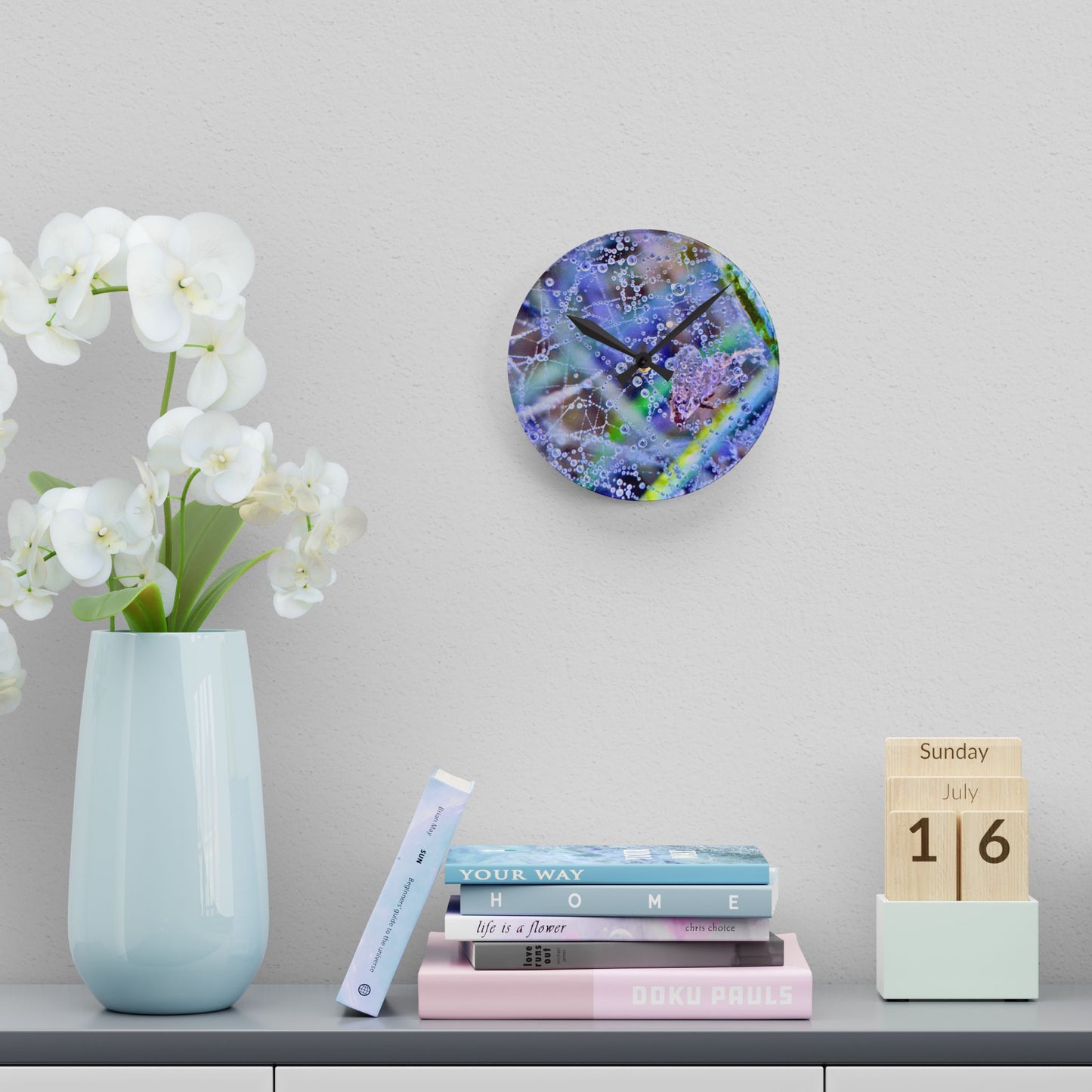 Acrylic Wall Clock - Creepy Face-a-Clock