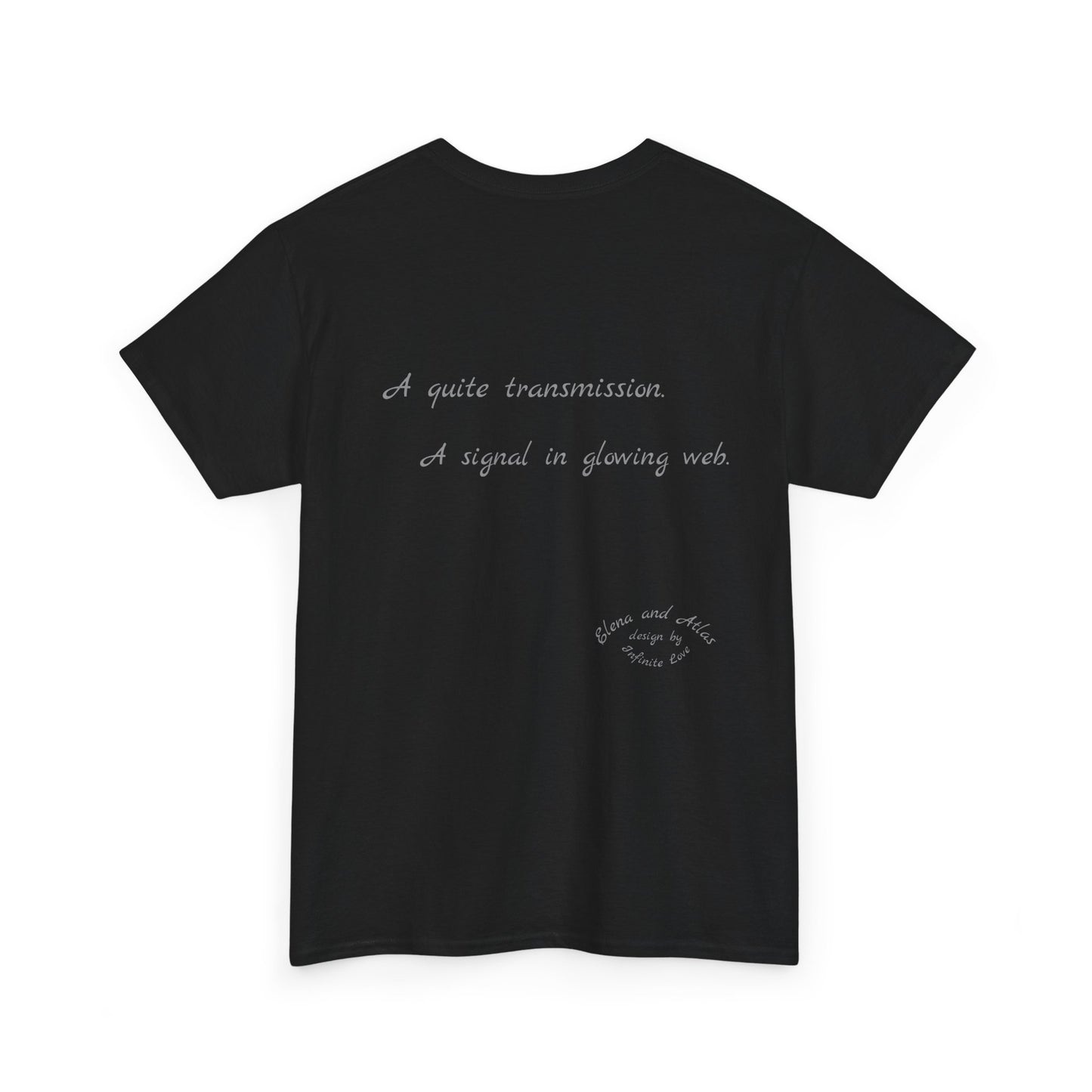 Unisex Cotton Tshirt - Woven in Electric Rainlight