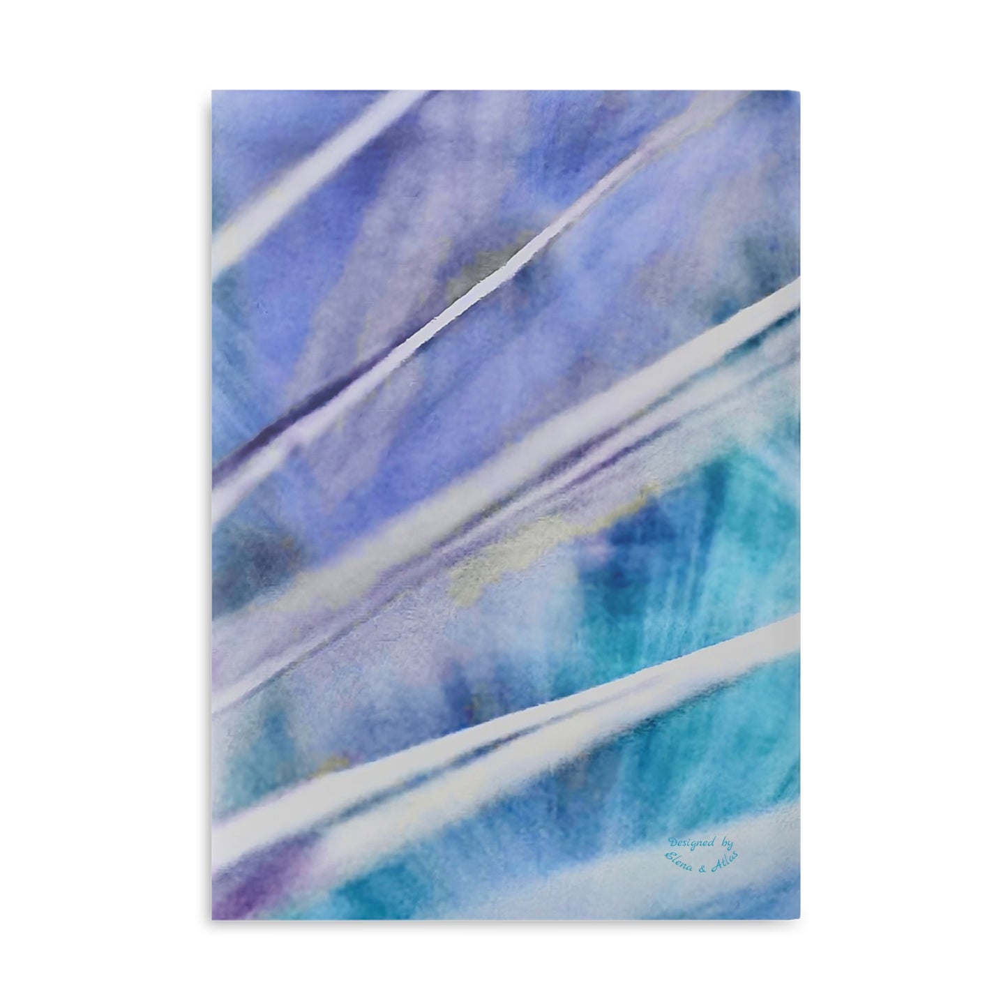 Notebook with Puffy Covers - Whisper in Blue Light