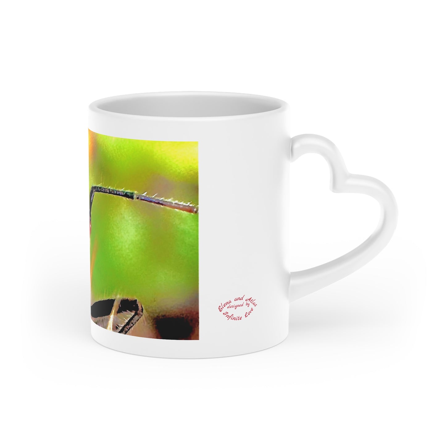 Heart-Shaped Mug - Spotlight under the Heatlight