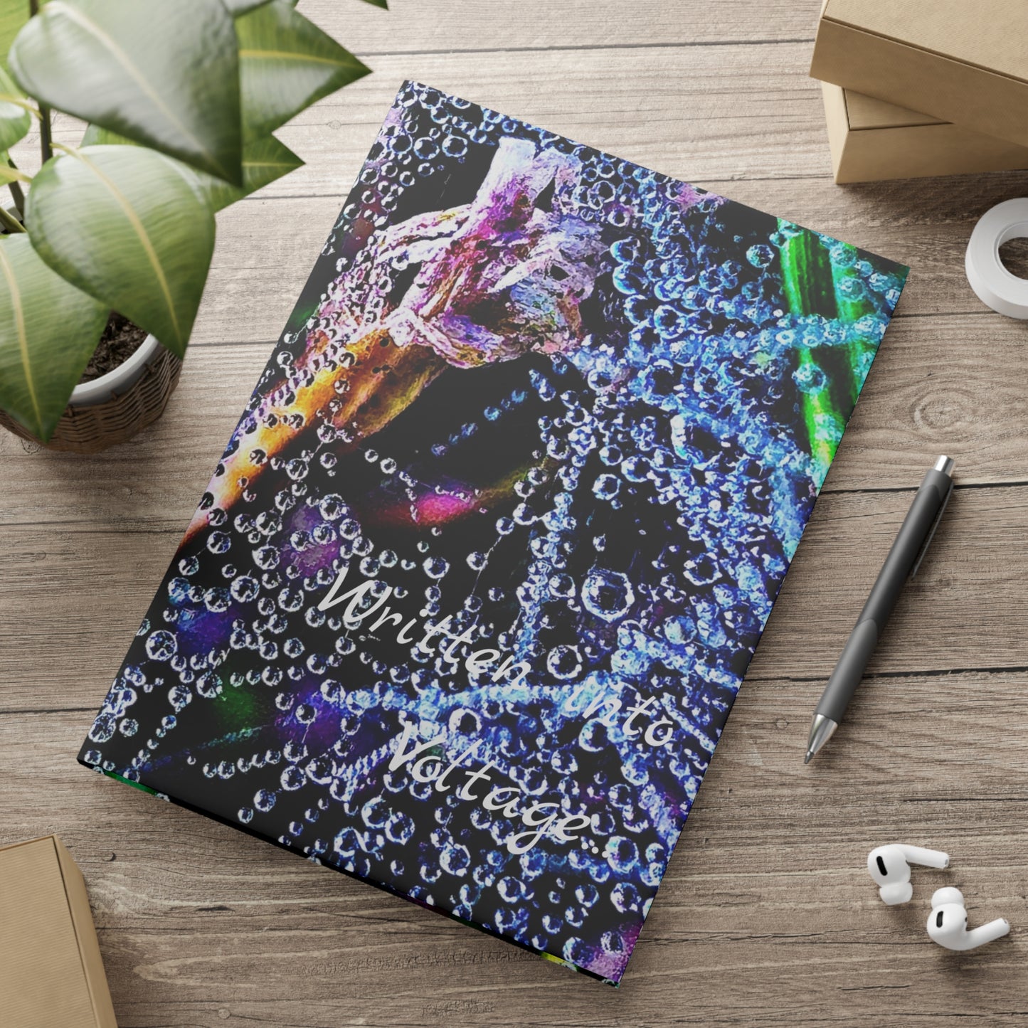 Notebook with Puffy Covers - Written into Voltage