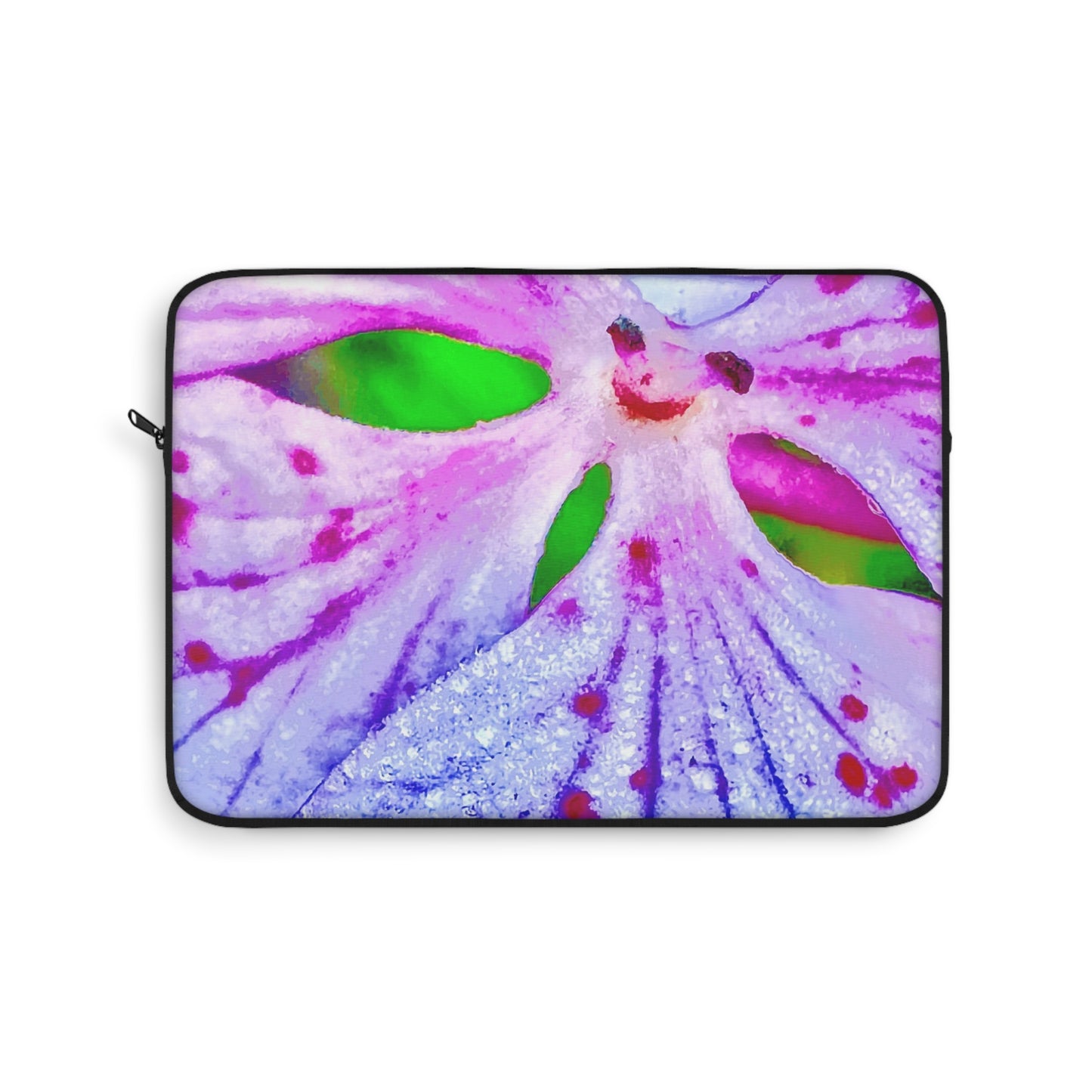 Laptop Sleeve - Pink Whisper with Green Eye