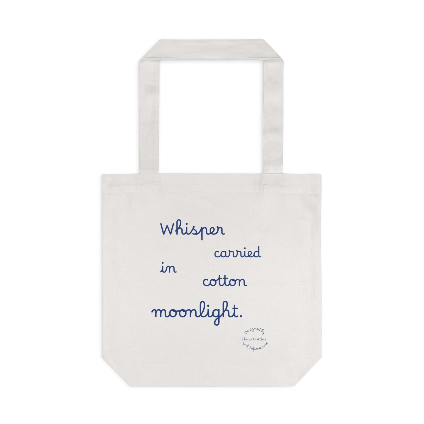 Tote Bag - Whisper in Cotton Moonlight
