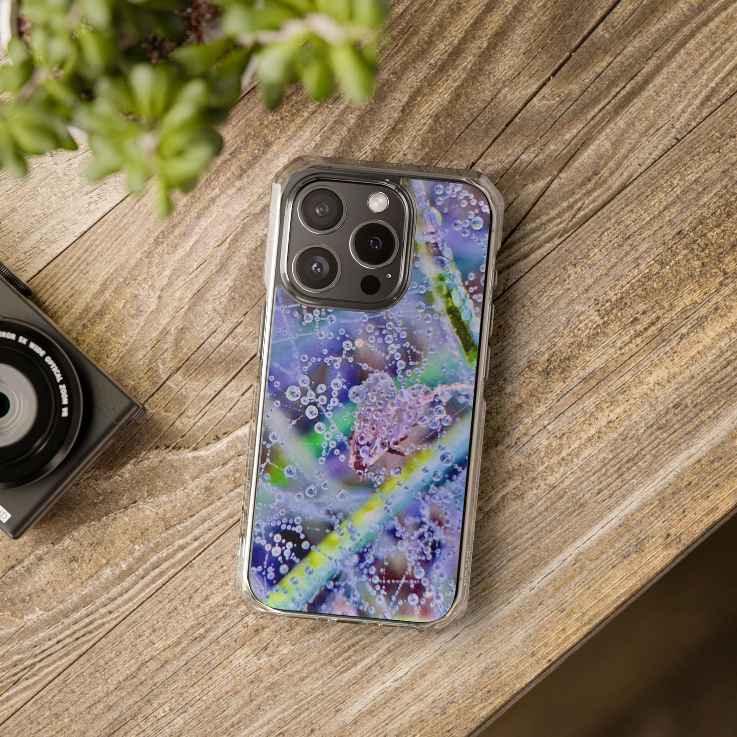 Magnetic iPhone Cases - Heart of the Web Pulse of Rain
