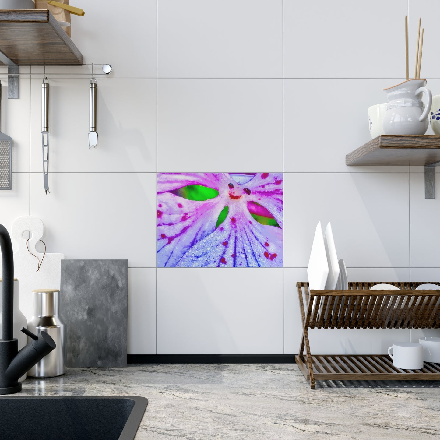 Ceramic Wall Tile - Strength in Pastel