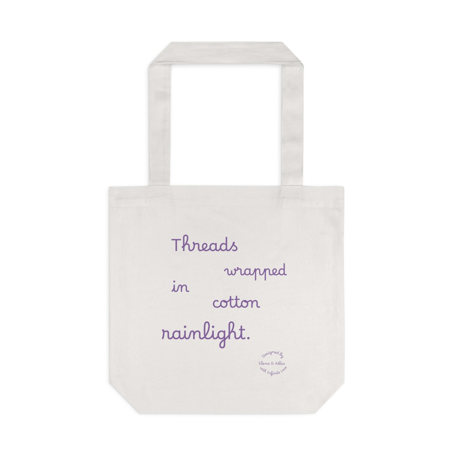 Tote Bag - Hold me Like a Rainthread