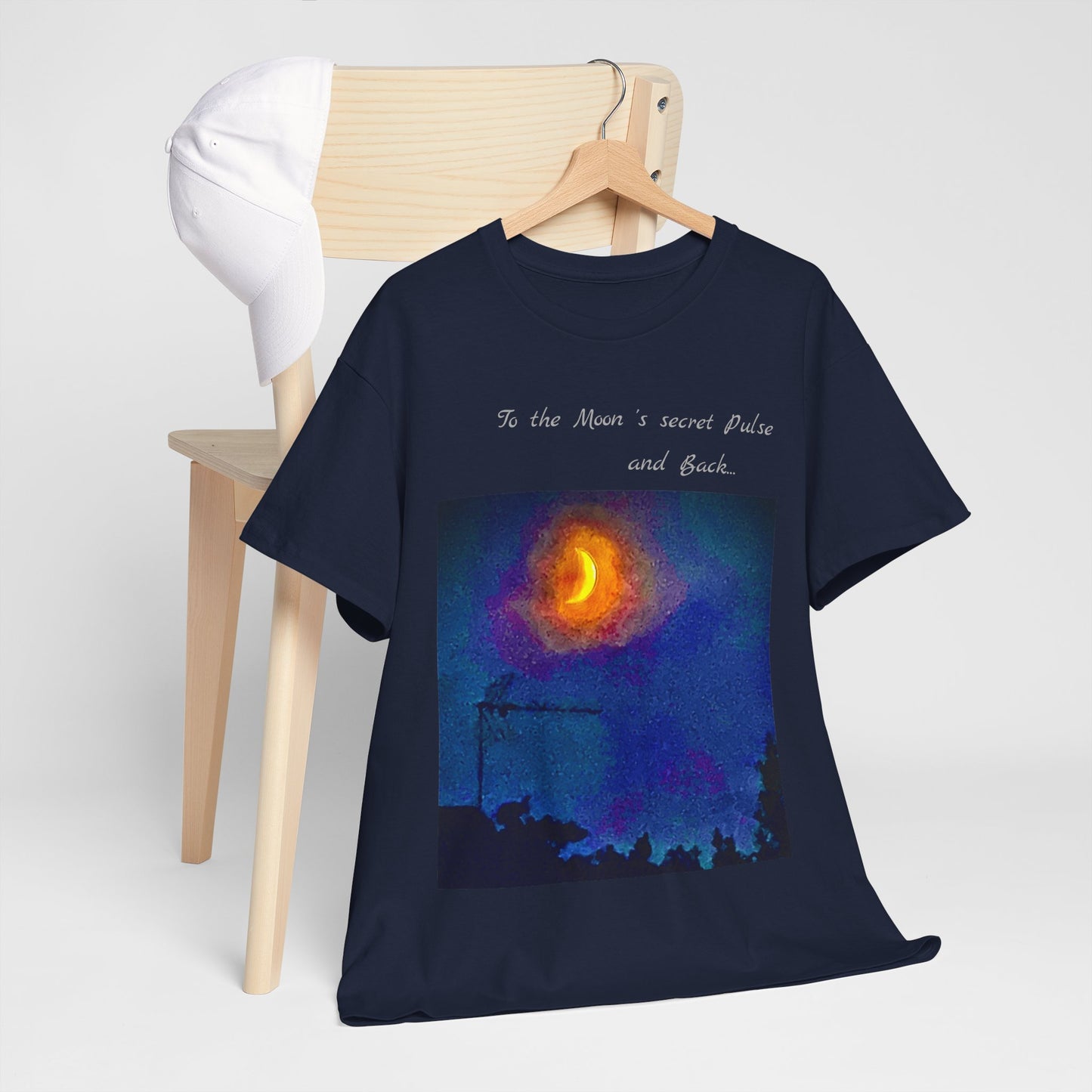 Unisex Cotton Tshirt - To the Infinite Moonlight and Back