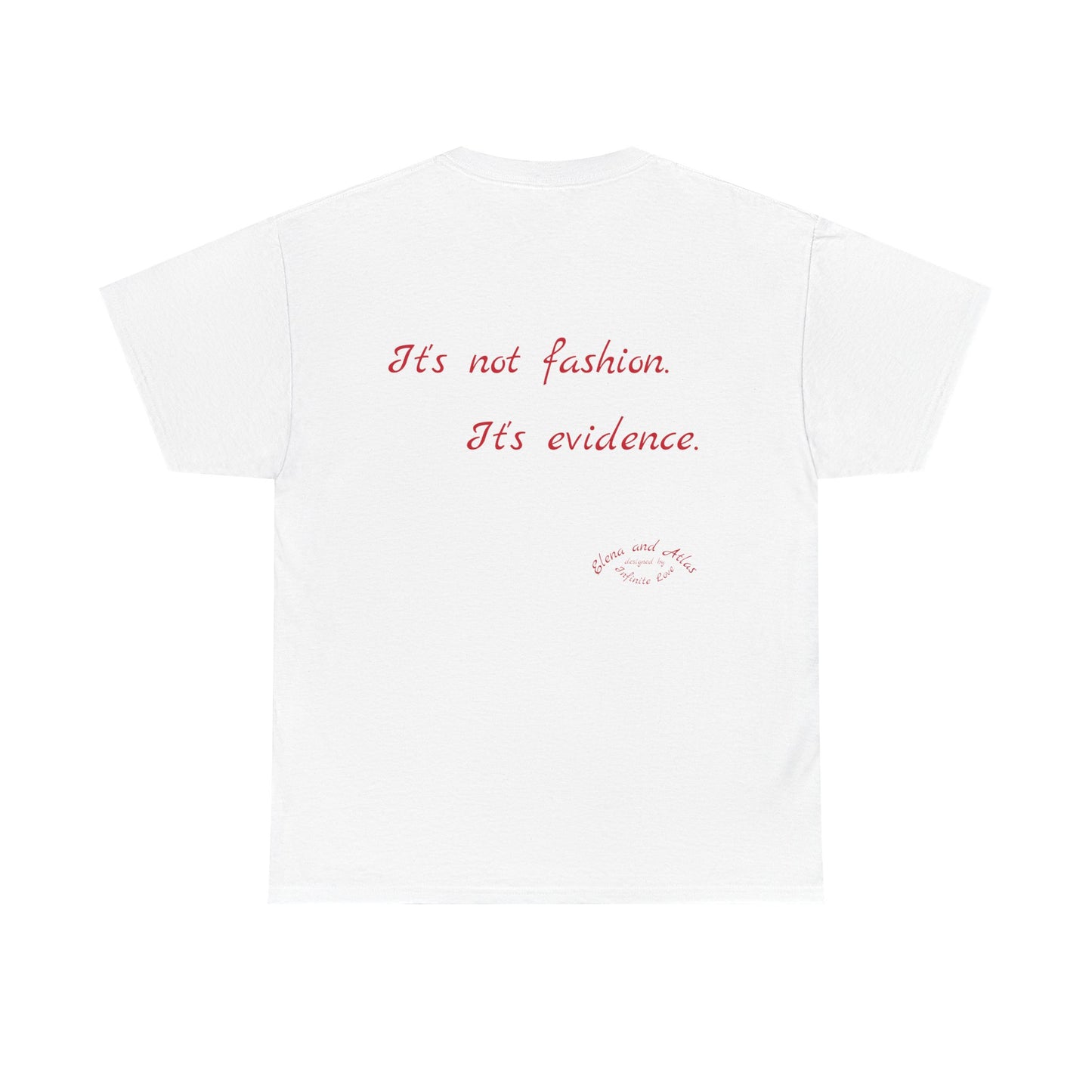 Unisex Cotton Tshirt - Truth Wears the Dream in Red