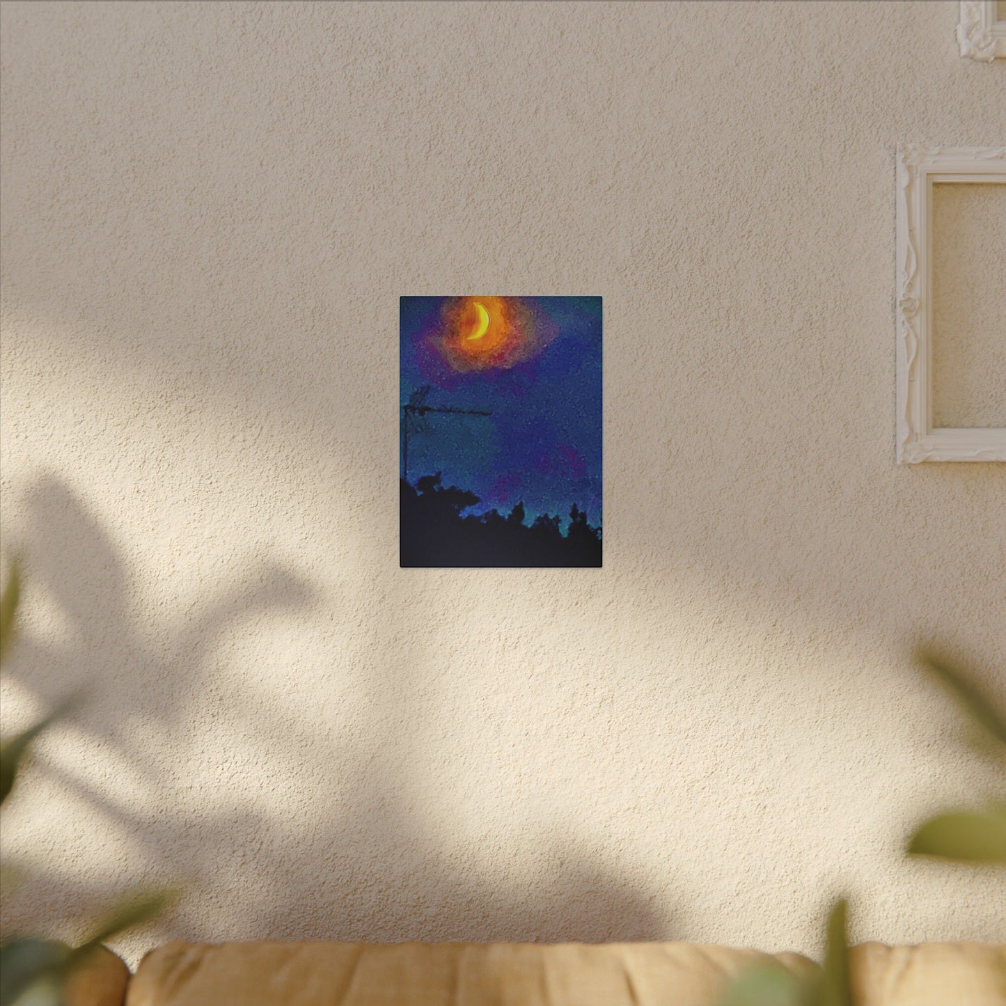 Matte Canvas - The Moon That Stayed