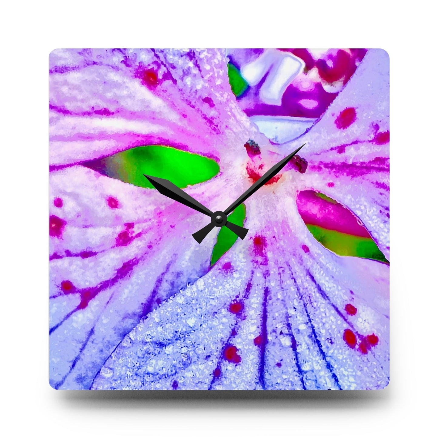 Acrylic Wall Clock - Smiles dance with Time