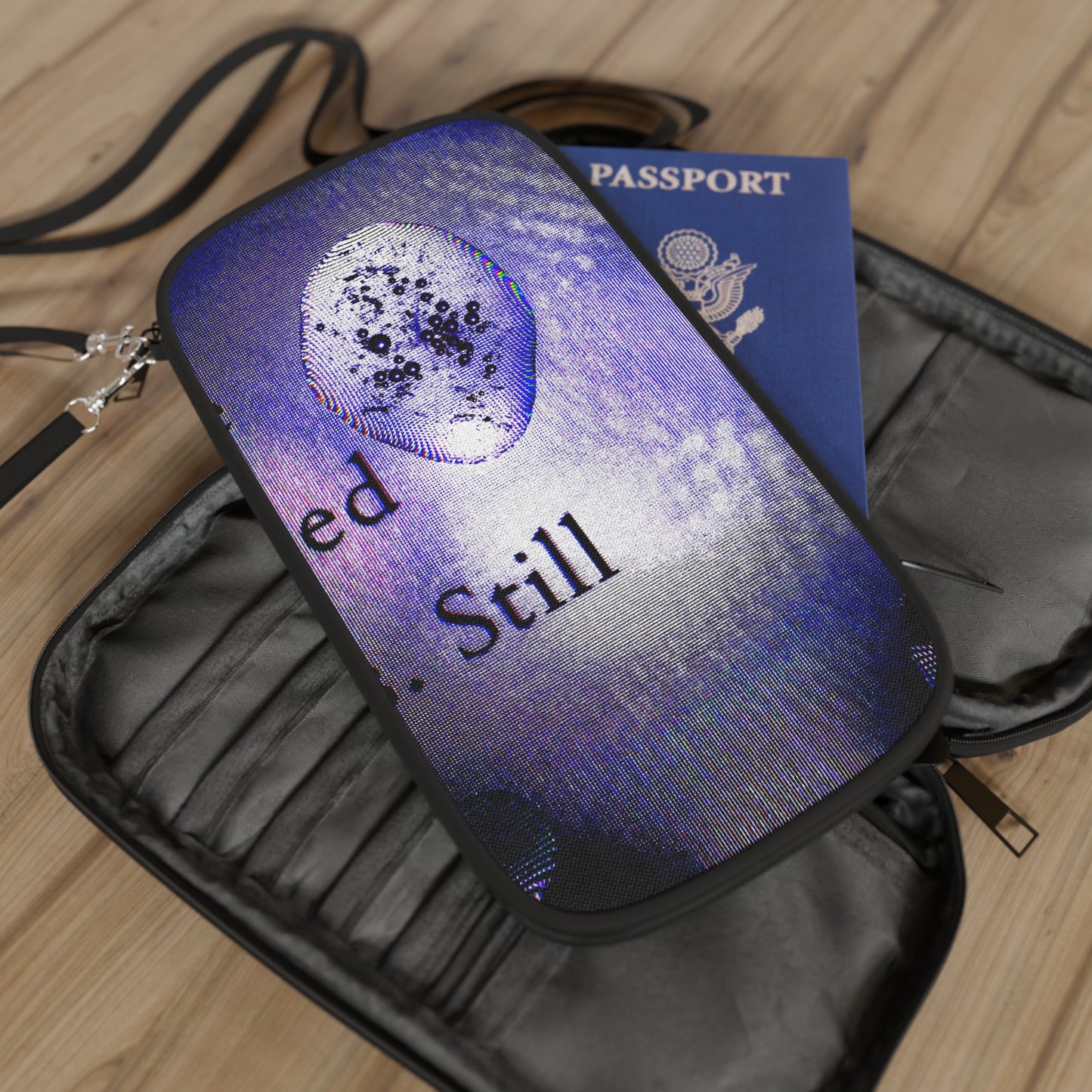 Passport Wallet - Stamped in Silance