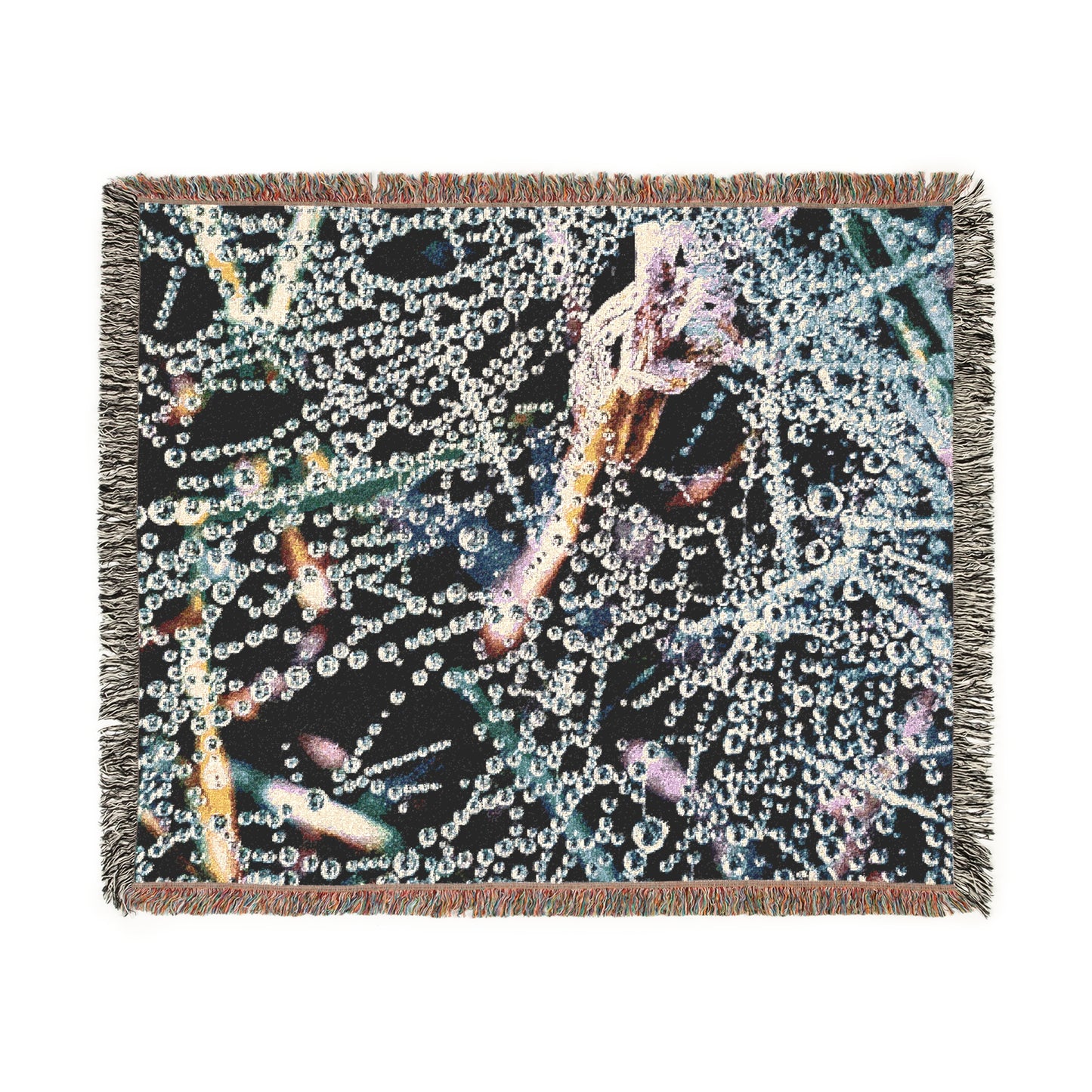 Woven Blanket - Raindrop Whisper in V
