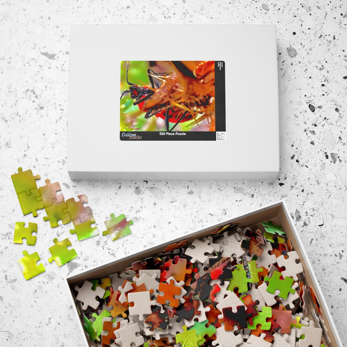 A Puzzle (110, 252, 520, 1014-piece) for the Brave - Loud into Chipboard