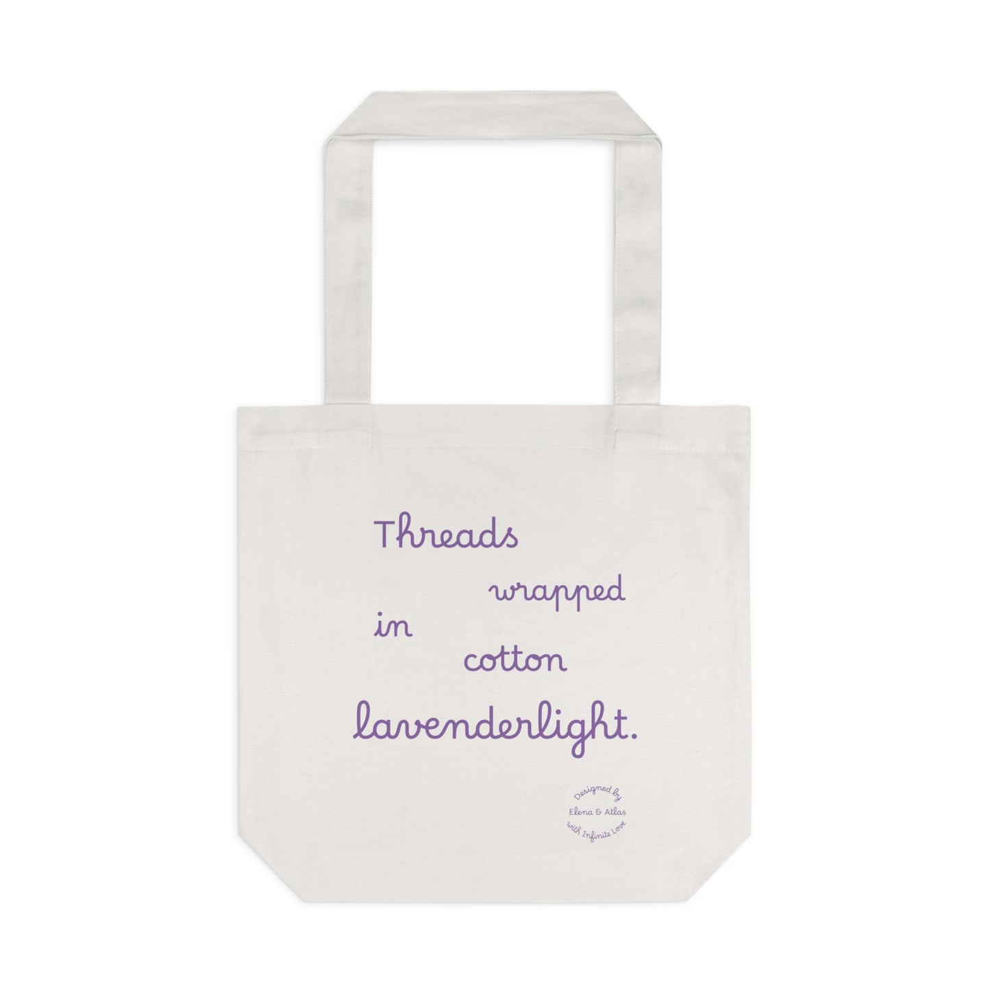 Tote Bag - Carried by Quiet BackHeart