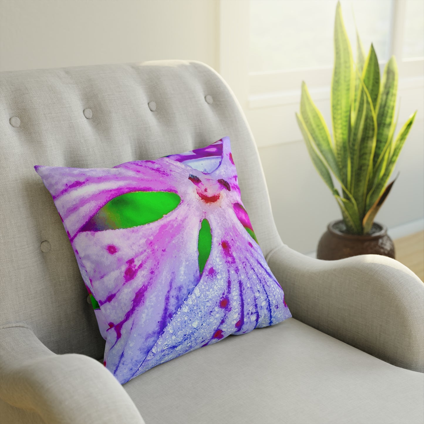 Cushion - Pink Me and I Smile