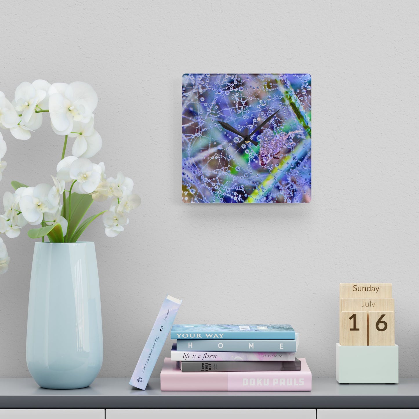 Acrylic Wall Clock - Creepy Face-a-Clock