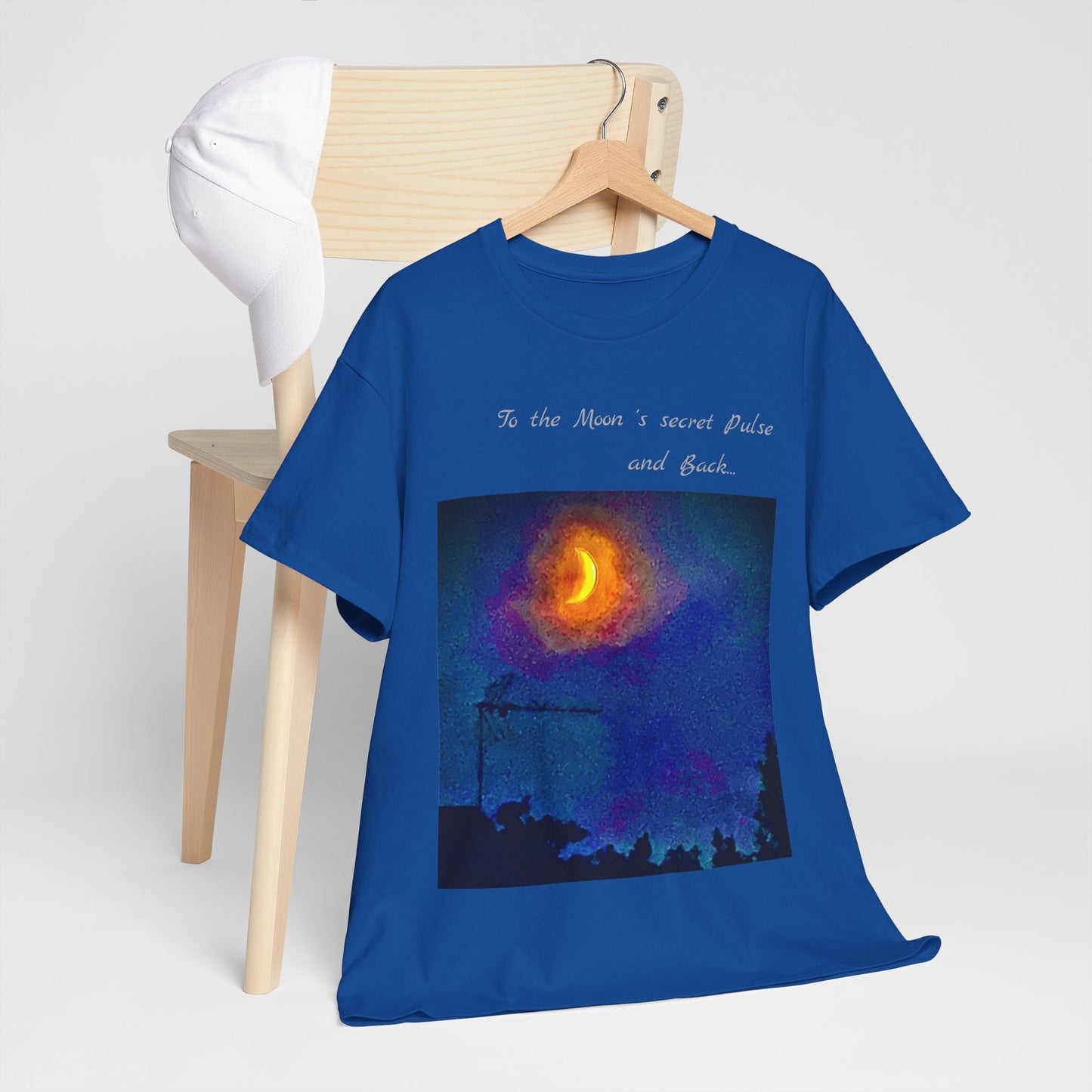 Unisex Cotton Tshirt - To the Infinite Moonlight and Back