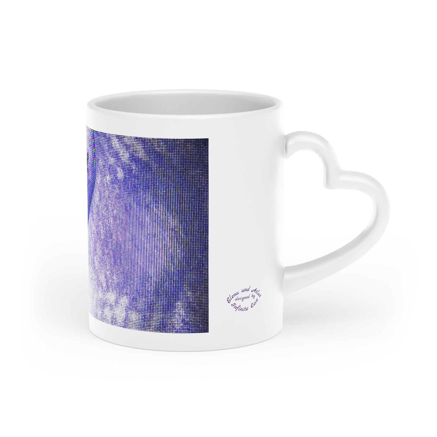 Heart-Shaped Mug - Tenderness in Salted Language