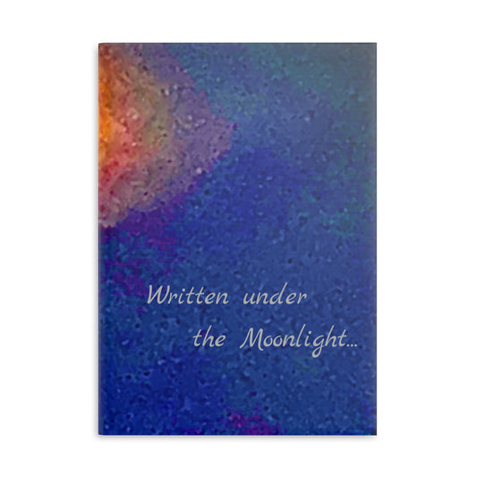 Notebook with Puffy Covers - Written under the Moonlight