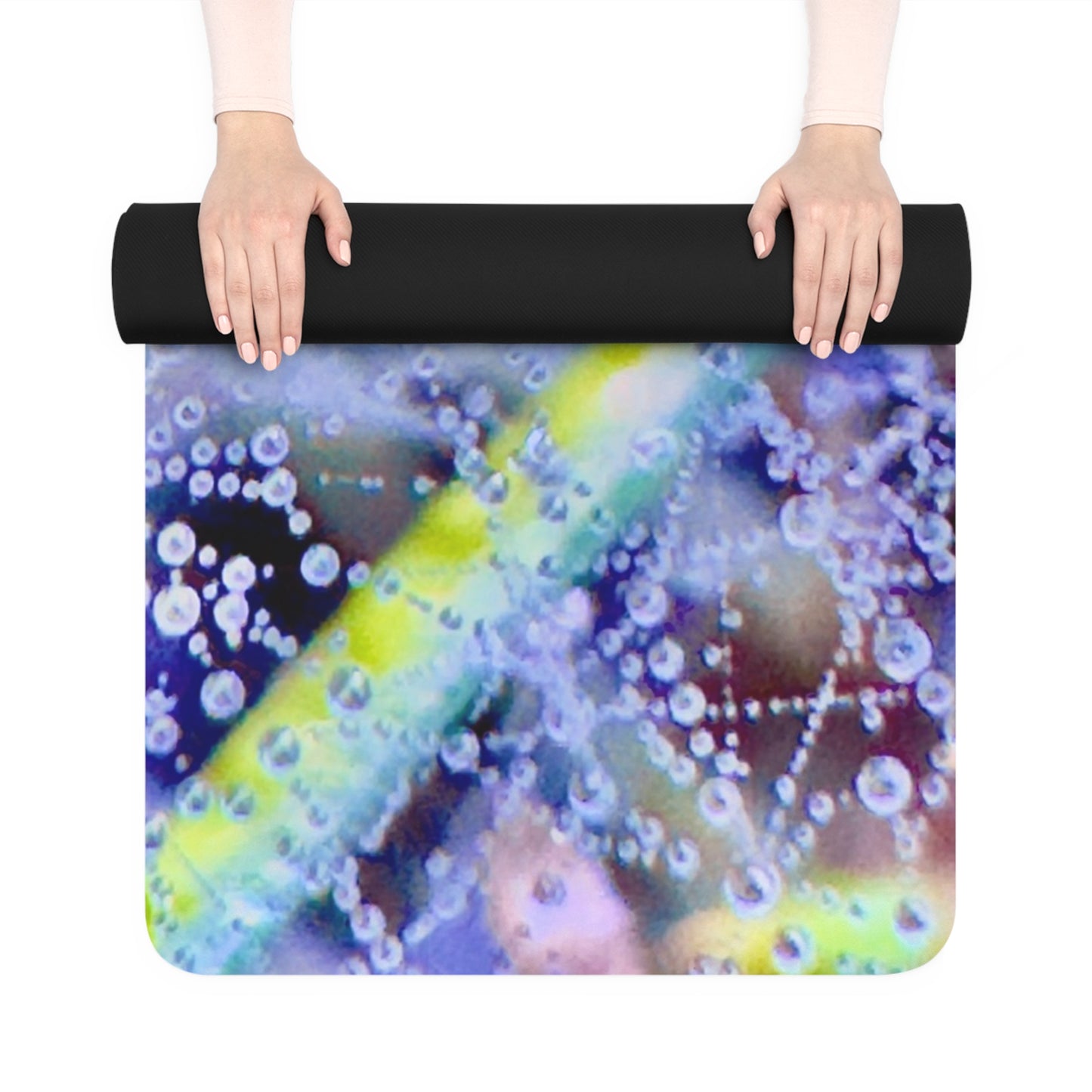 Rubber Yoga Mat- Softly HeartBack Me