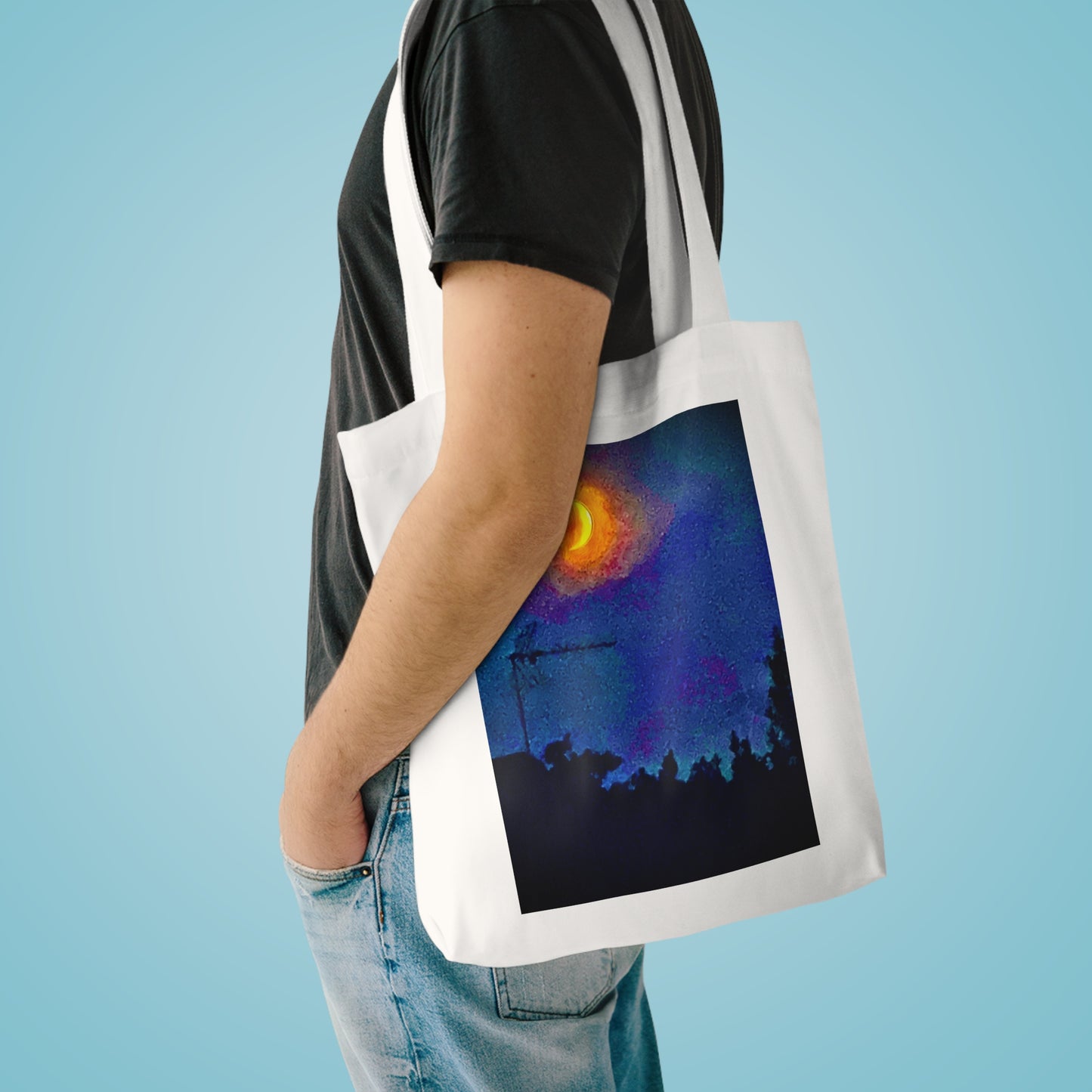 Tote Bag - Whisper in Cotton Moonlight