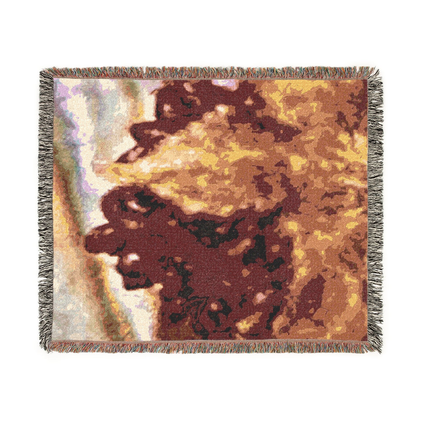Woven Blanket - Wrapped in Fire Waiting
