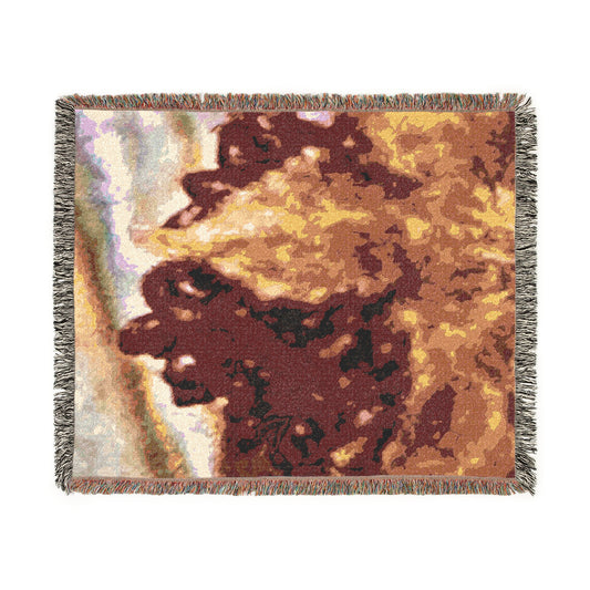 Woven Blanket - Wrapped in Fire Waiting