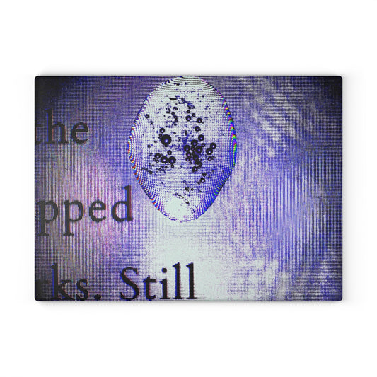 Glass Cutting Board - Chopped the Time Still