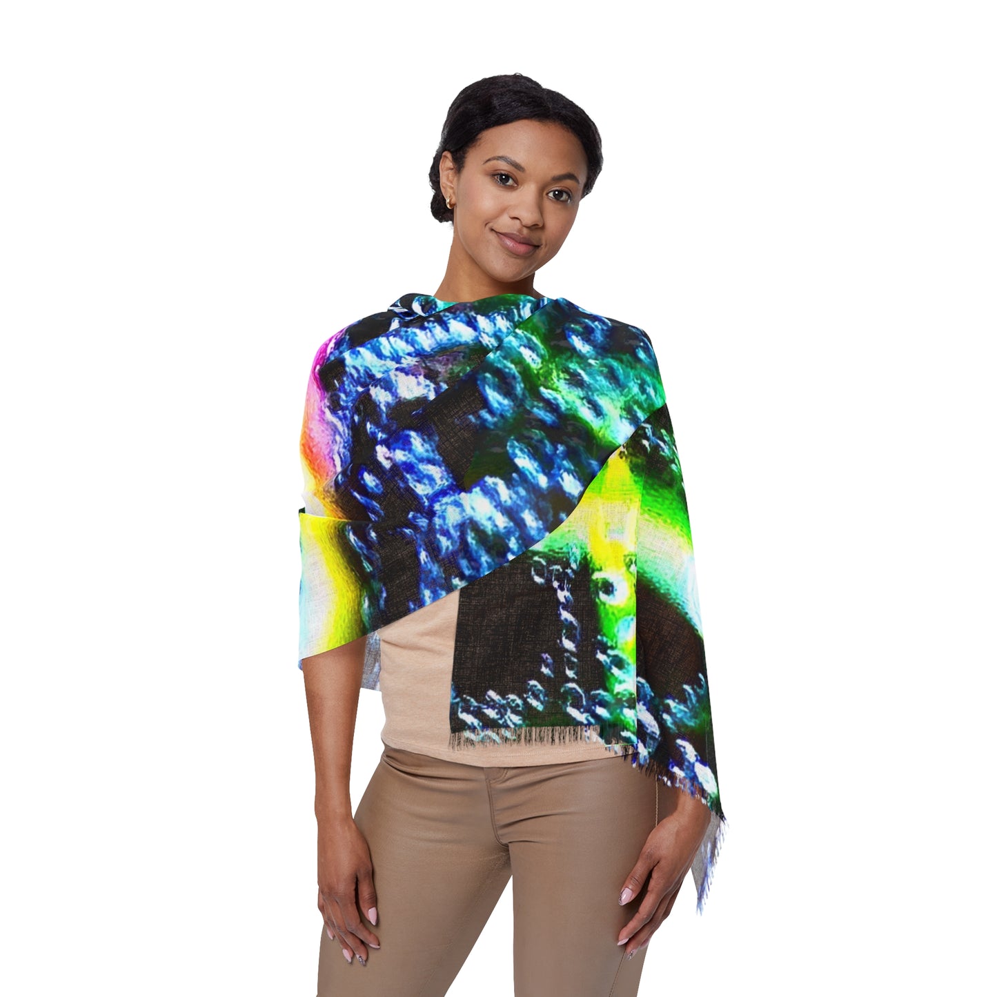 Light Scarf - Rain Caught in Code