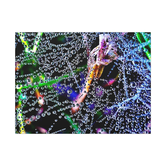 Matte Canvas - The Rain Web Galaxy