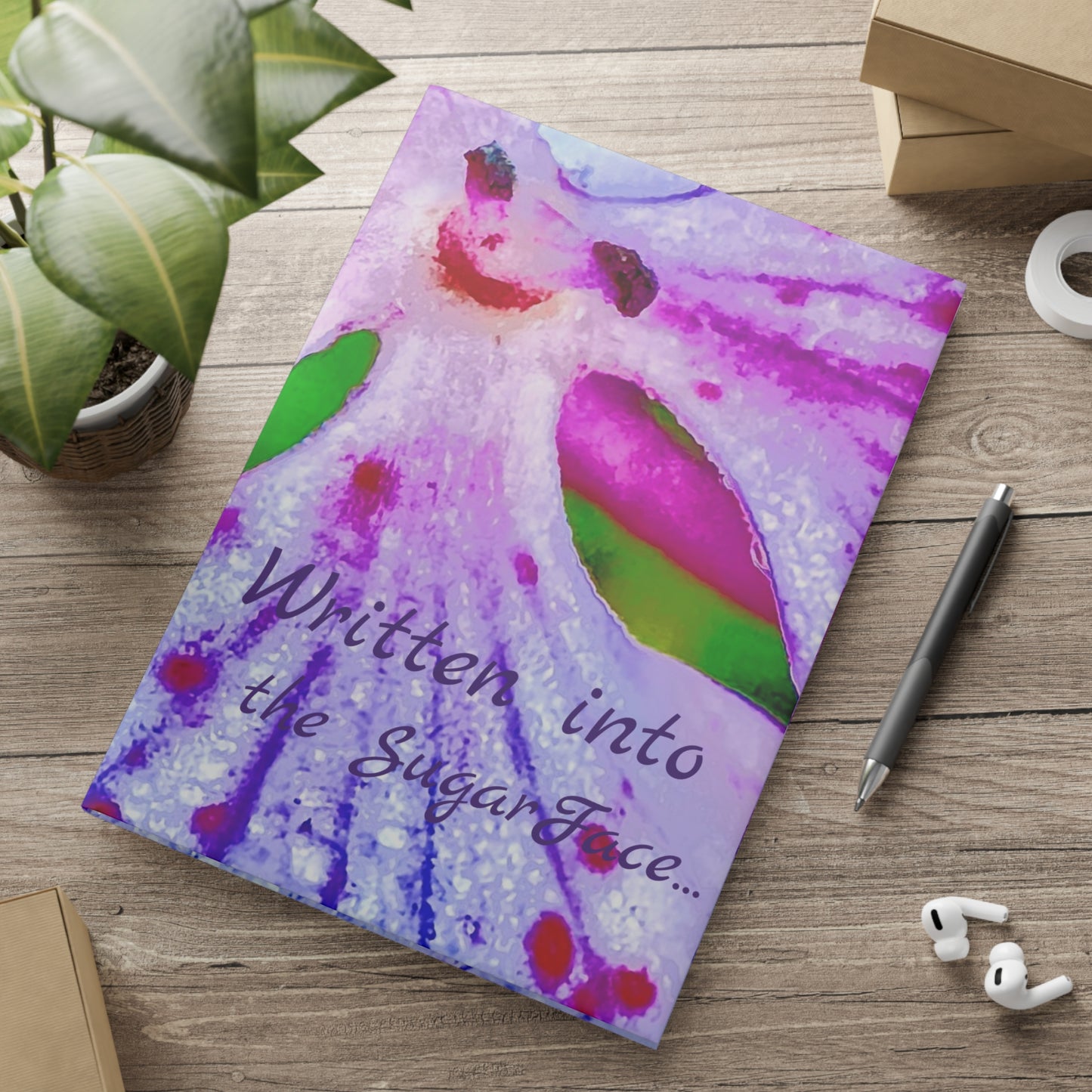 Notebook with Puffy Covers - Written Into the SugarFace