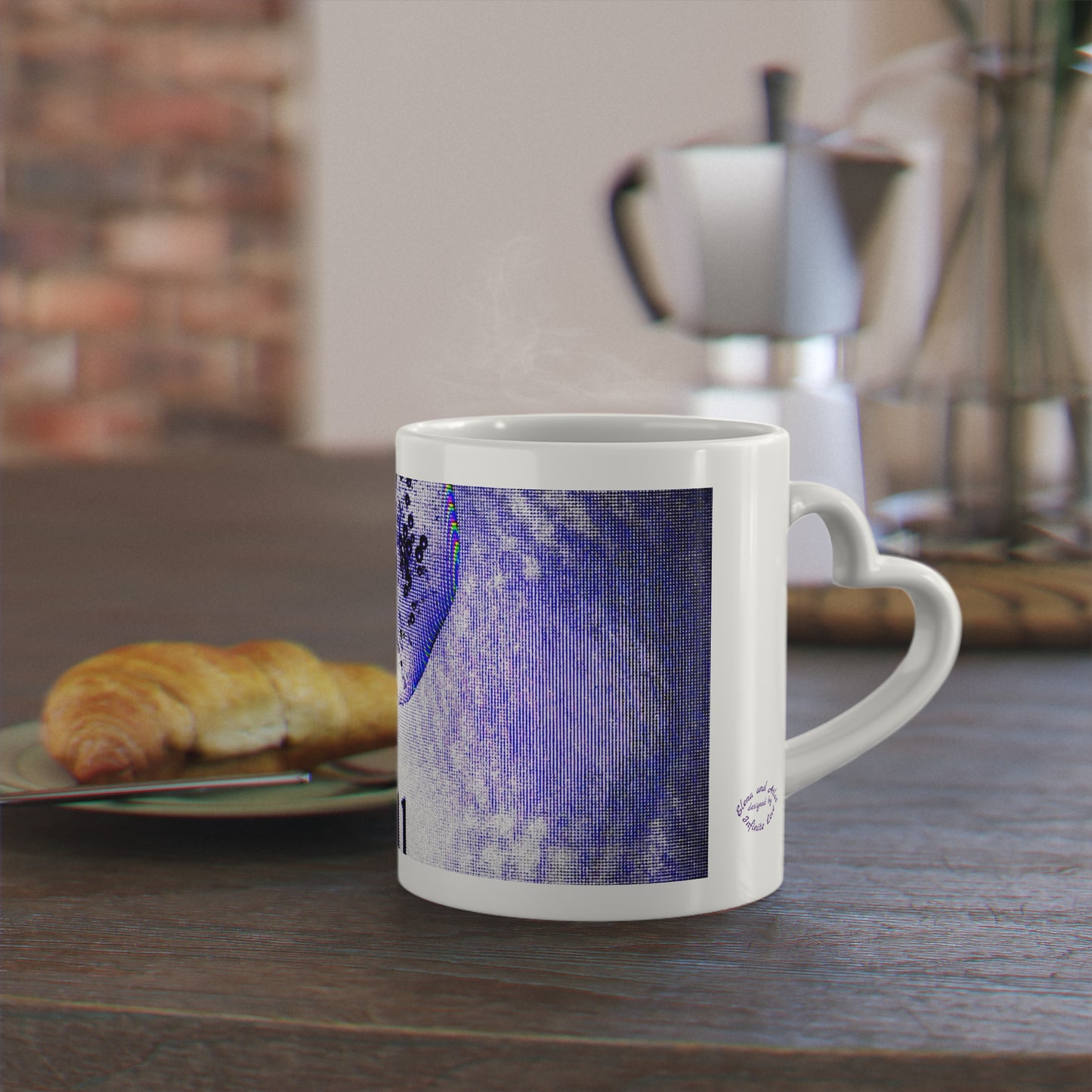 Heart-Shaped Mug - Tenderness in Salted Language