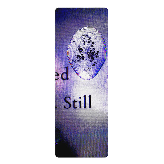 Rubber Yoga Mat - Tears between Planks