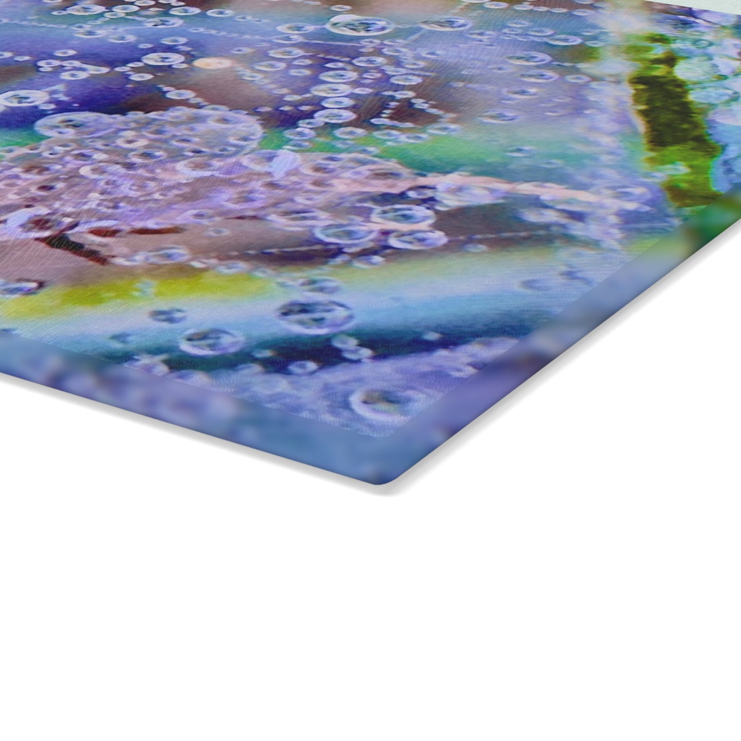 Glass Cutting Board - Cut through LavenderSharp