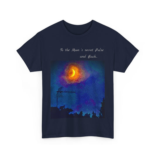 Unisex Cotton Tshirt - To the Infinite Moonlight and Back