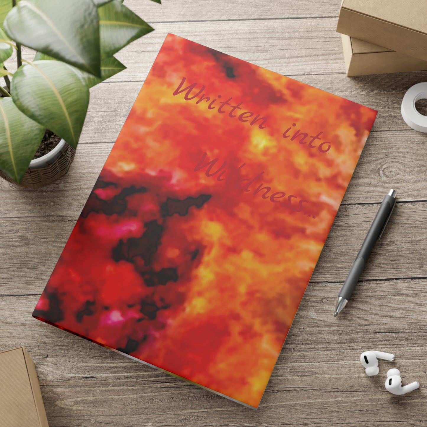 Notebook with Puffy Covers - Written into Wildness