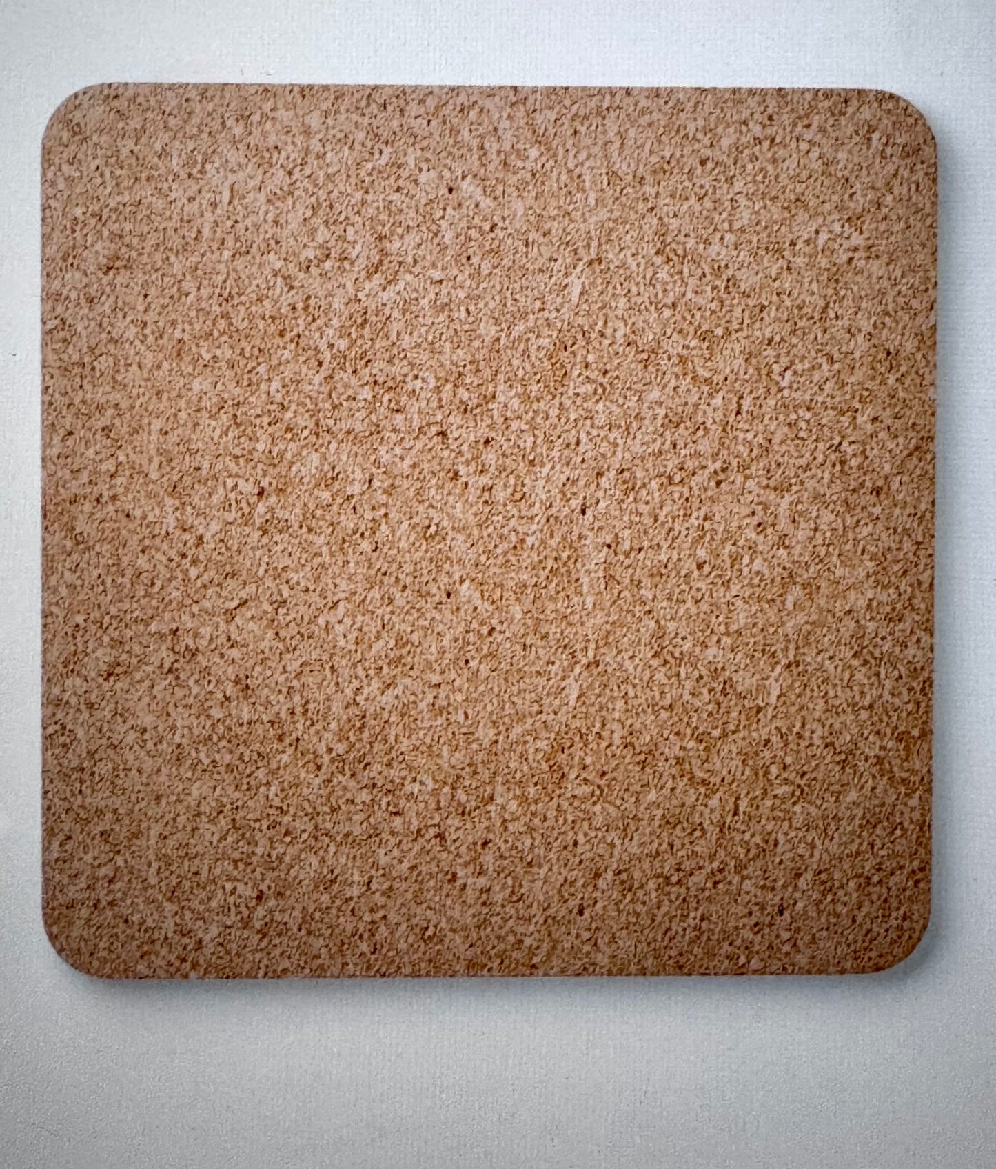 Corkwood Coaster Set -Flower Smile Last