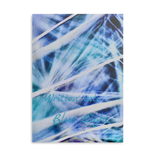 Notebook with Puffy Covers - Whisper in Blue Light